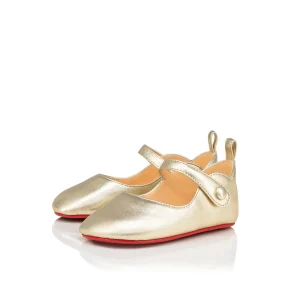 Shop Christian Louboutin Baby Love Chick Gold