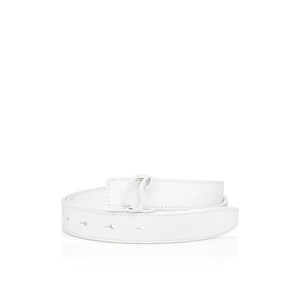 Best Christian Louboutin CL Logo Bianco