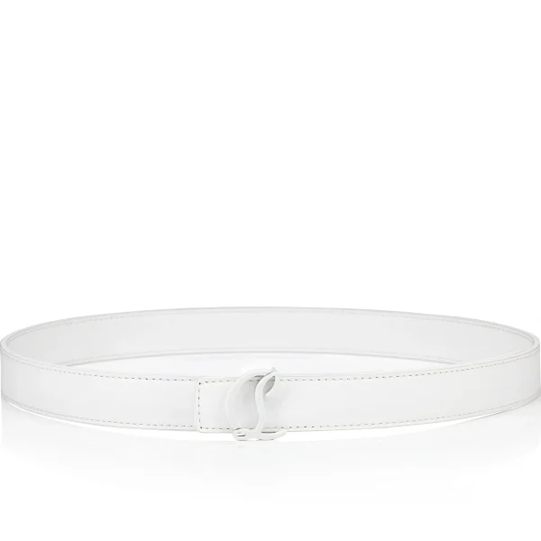 Best Christian Louboutin CL Logo Bianco
