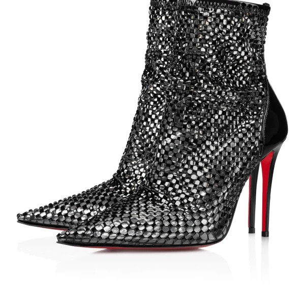Hot Christian Louboutin Kate Max Booty Mesh Strass