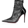 Hot Christian Louboutin Kate Max Booty Mesh Strass
