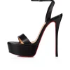 Best Sale Christian Louboutin Loubi Queen Alta Black