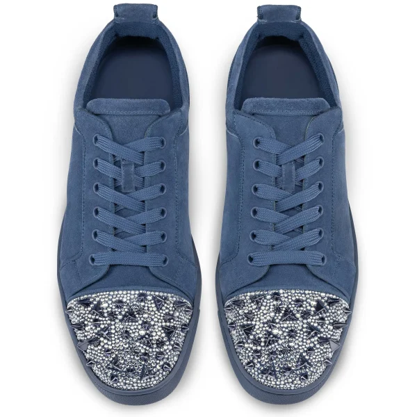 Best Christian Louboutin Louis Junior P Pik Pik Strass Denim