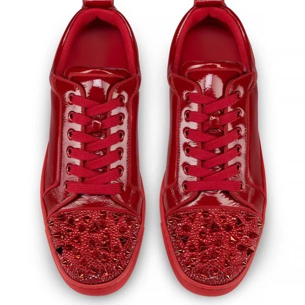 Shop Christian Louboutin Louis Junior P Pik Pik Strass