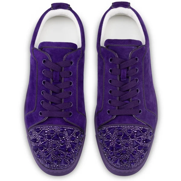 Flash Sale Christian Louboutin Louis Junior P Pik Pik Strass Jacaranda