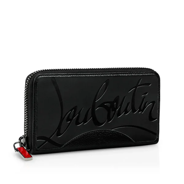 Shop Christian Louboutin Panettone wallet Black