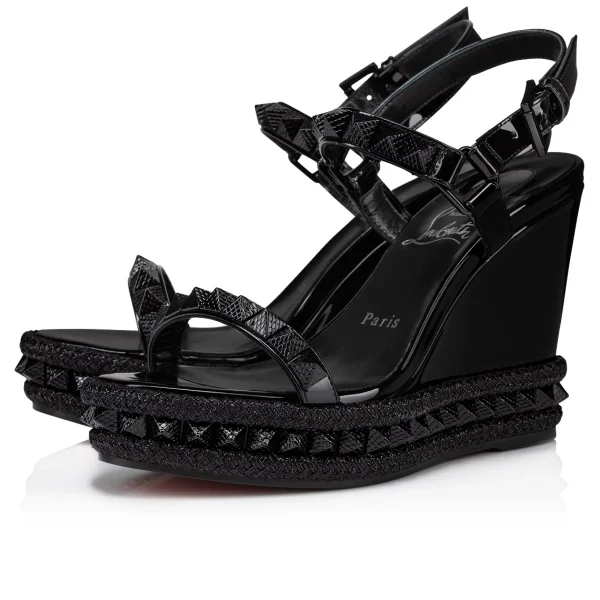Hot Christian Louboutin Pyraclou Black