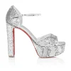 Shop Christian Louboutin Sandaloo Mini Paillettes