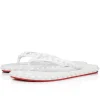 New Christian Louboutin Super Loubi Flip Bianco