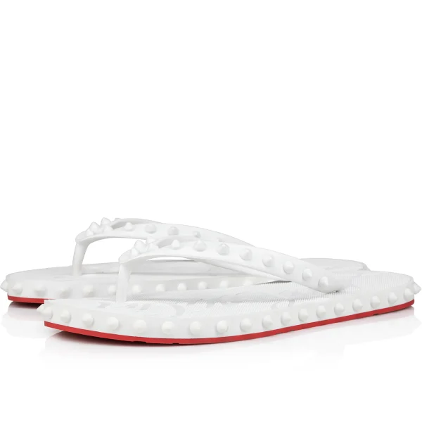 New Christian Louboutin Super Loubi Flip Bianco