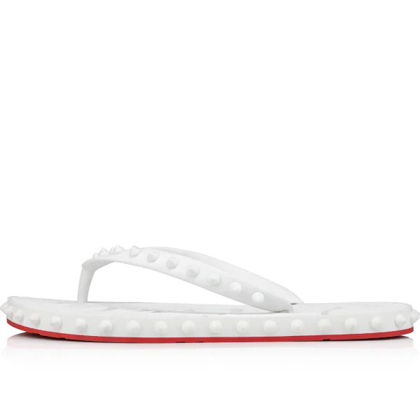 New Christian Louboutin Super Loubi Flip Bianco
