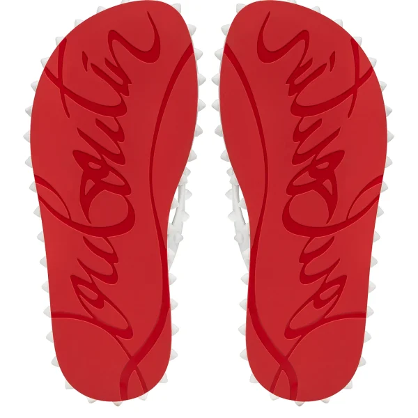 New Christian Louboutin Super Loubi Flip Bianco