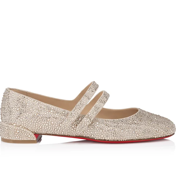 Cheap Christian Louboutin Sweet Jane Strass NUDE1