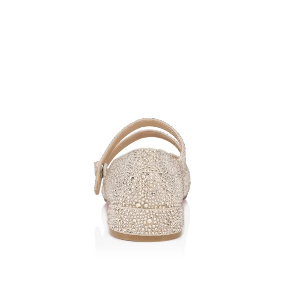 Cheap Christian Louboutin Sweet Jane Strass NUDE1