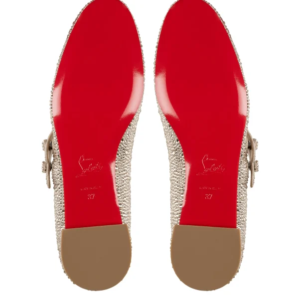 Cheap Christian Louboutin Sweet Jane Strass NUDE1