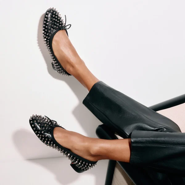 Fashion Christian Louboutin Sweetie Jane Spikes Black